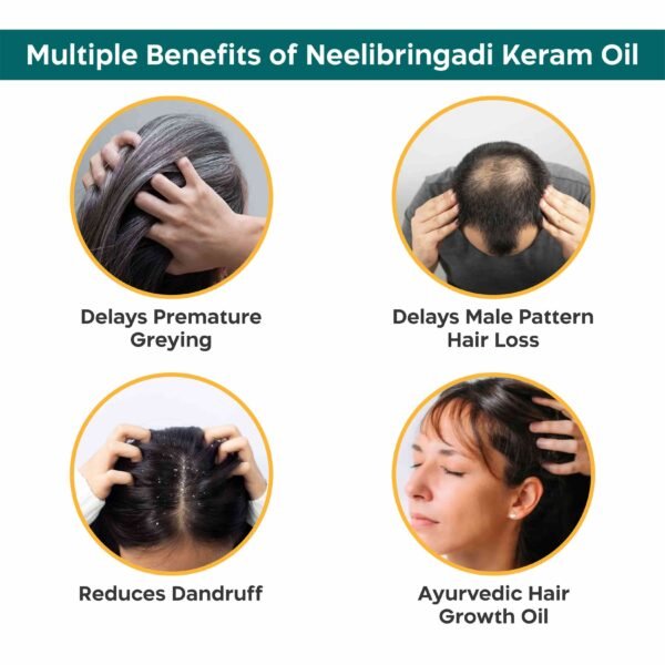 Srishma Neelibringadi Keram Oil | 2×100 ml | Pack of 2 | - Image 2
