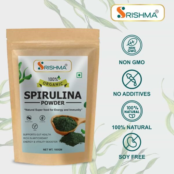 Srishma Spirulina Powder | Boosts Immunity, Good Oral Health - Image 3