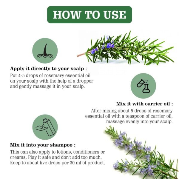 Srishma Rosemary Essential Oil - Image 4