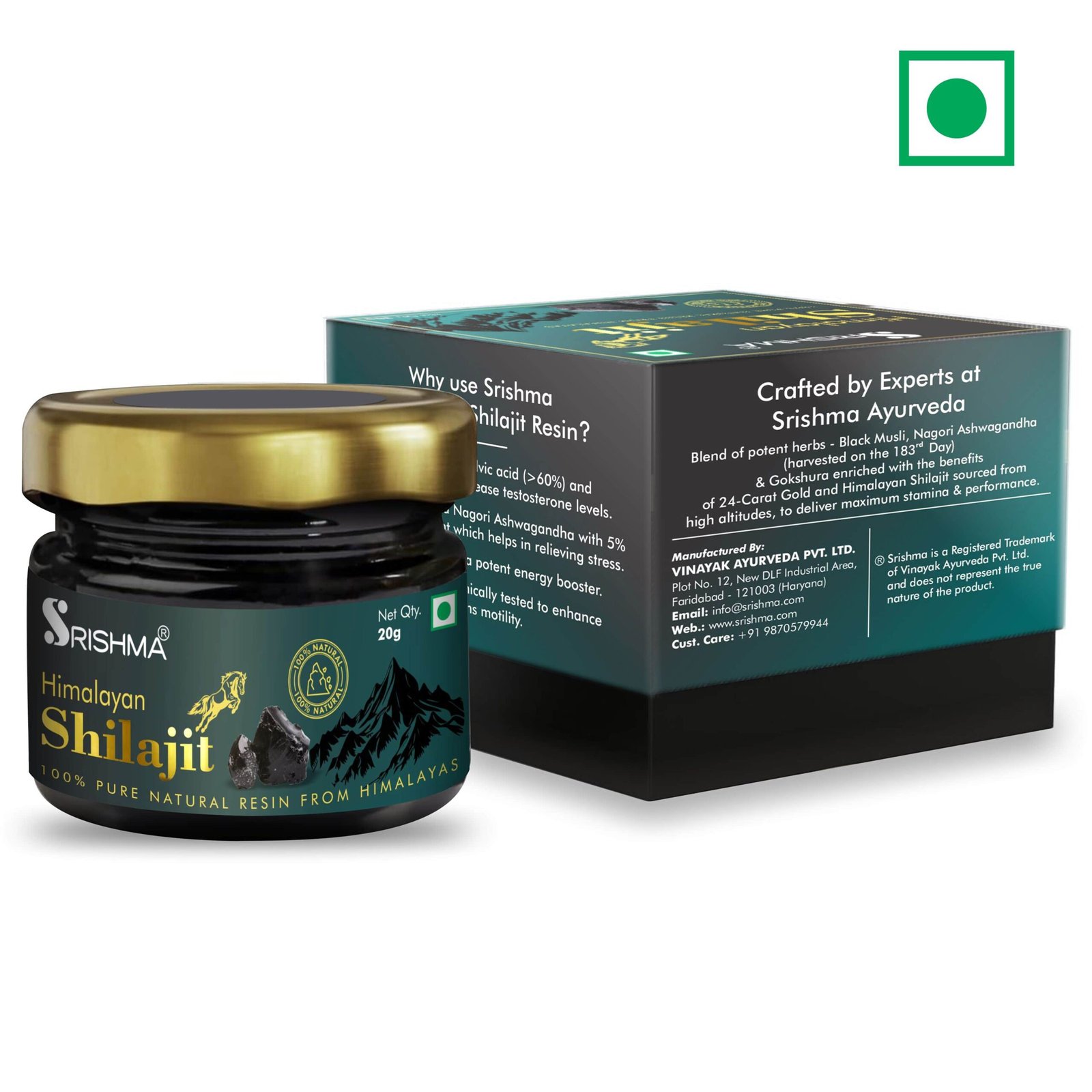 Srishma Himalayan Shilajit Resin for Strength, Power & Boosts Stamina | 100% Ayurvedic | - Image 5