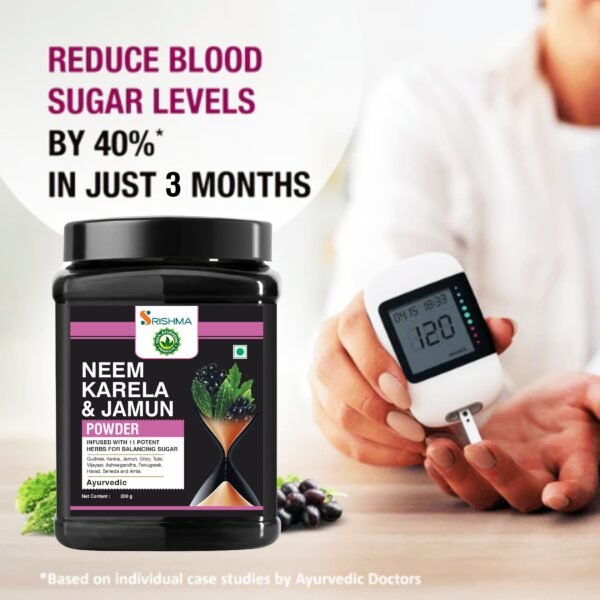 Srishma Neem Karela & Jamun Powder 200g - Image 5